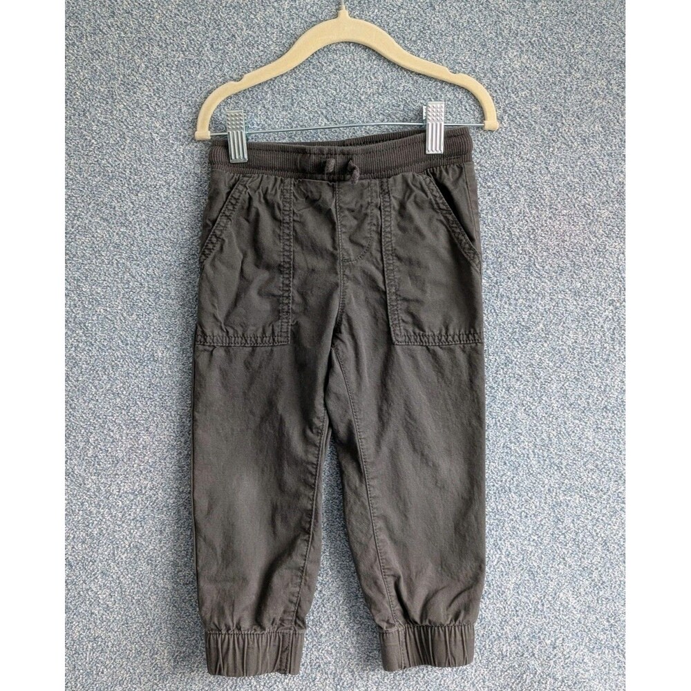 Jumping Beans Size 3T Toddler Boys Gray Elastic Stretchy Waist Pull On Pants